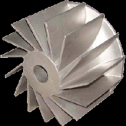 叶轮  砂铸件 Logo